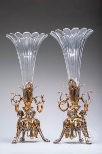 Jardinière et vases de style Néo-Grec - Manufacture Barbedienne
