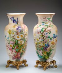 Vases aux fleurs