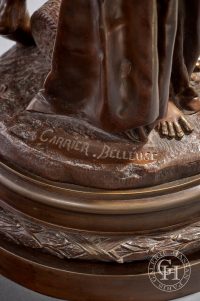 Retour de la Chasse par Albert Carrier-Belleuse / Signature
