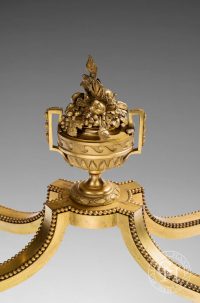 青铜镀金矮桌，路易十六风格，MILLET 手工制造厂