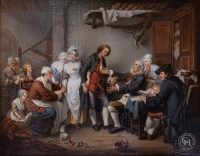 The Village Accord or the marriage contract after Jean-Baptiste Greuze