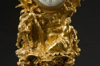 Louis XV style cartel clock by Alfred-Emmanuel Beurdeley