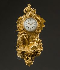 Louis XV style cartel clock by Alfred-Emmanuel Beurdeley